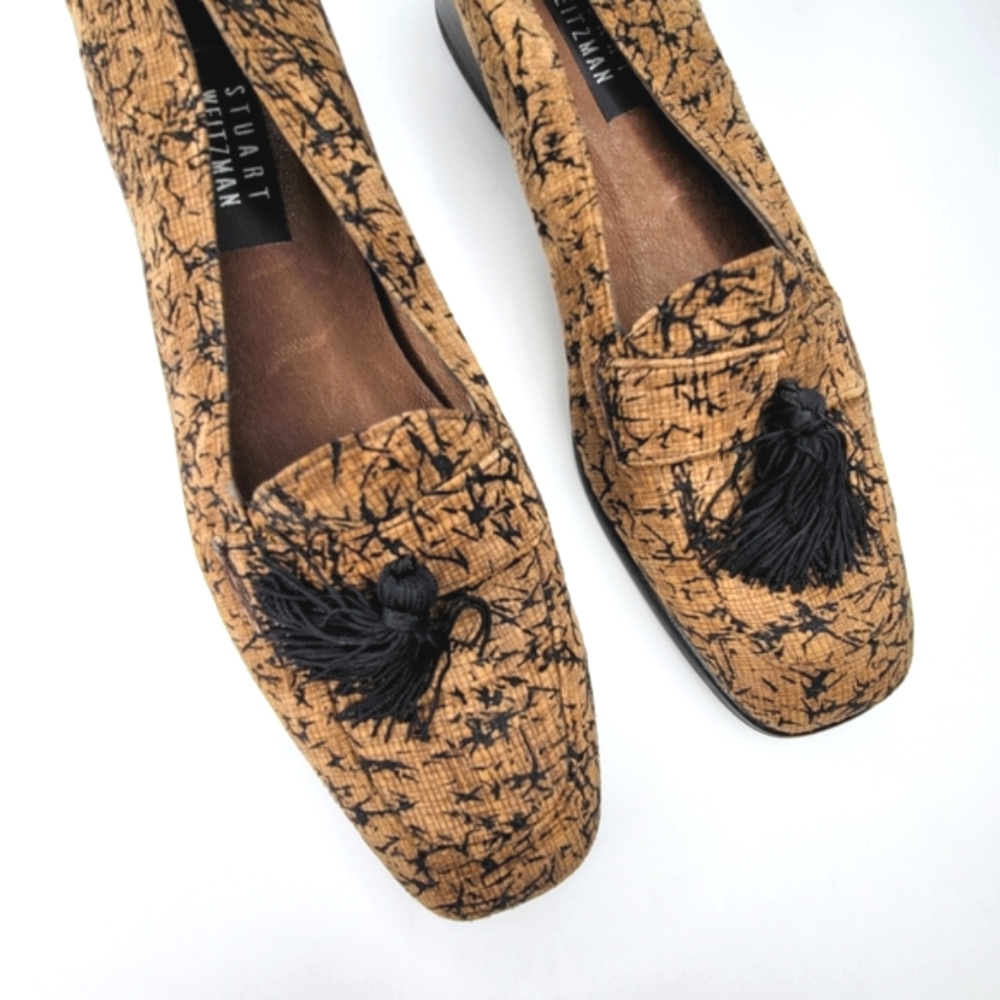 Stuart Weitzman Loafers With Tassles Size 11 Aa - image 1
